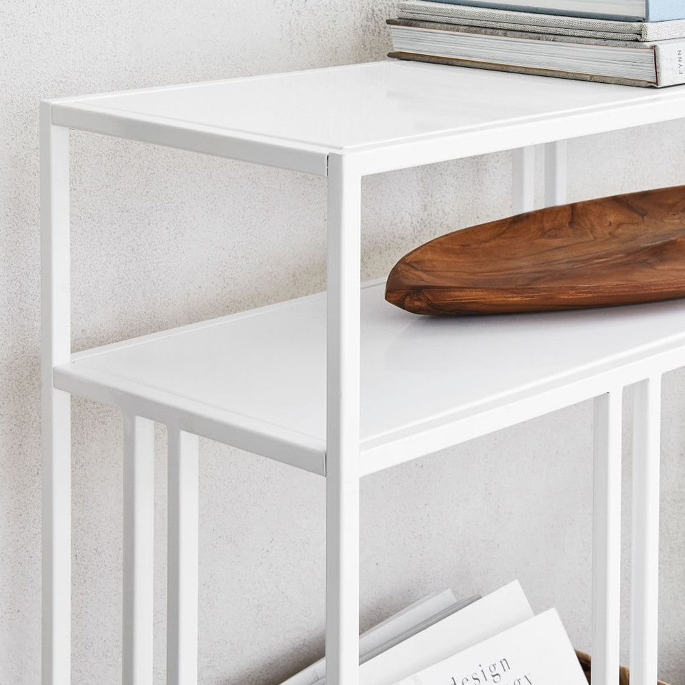 Everyday White Metal Dresser Console