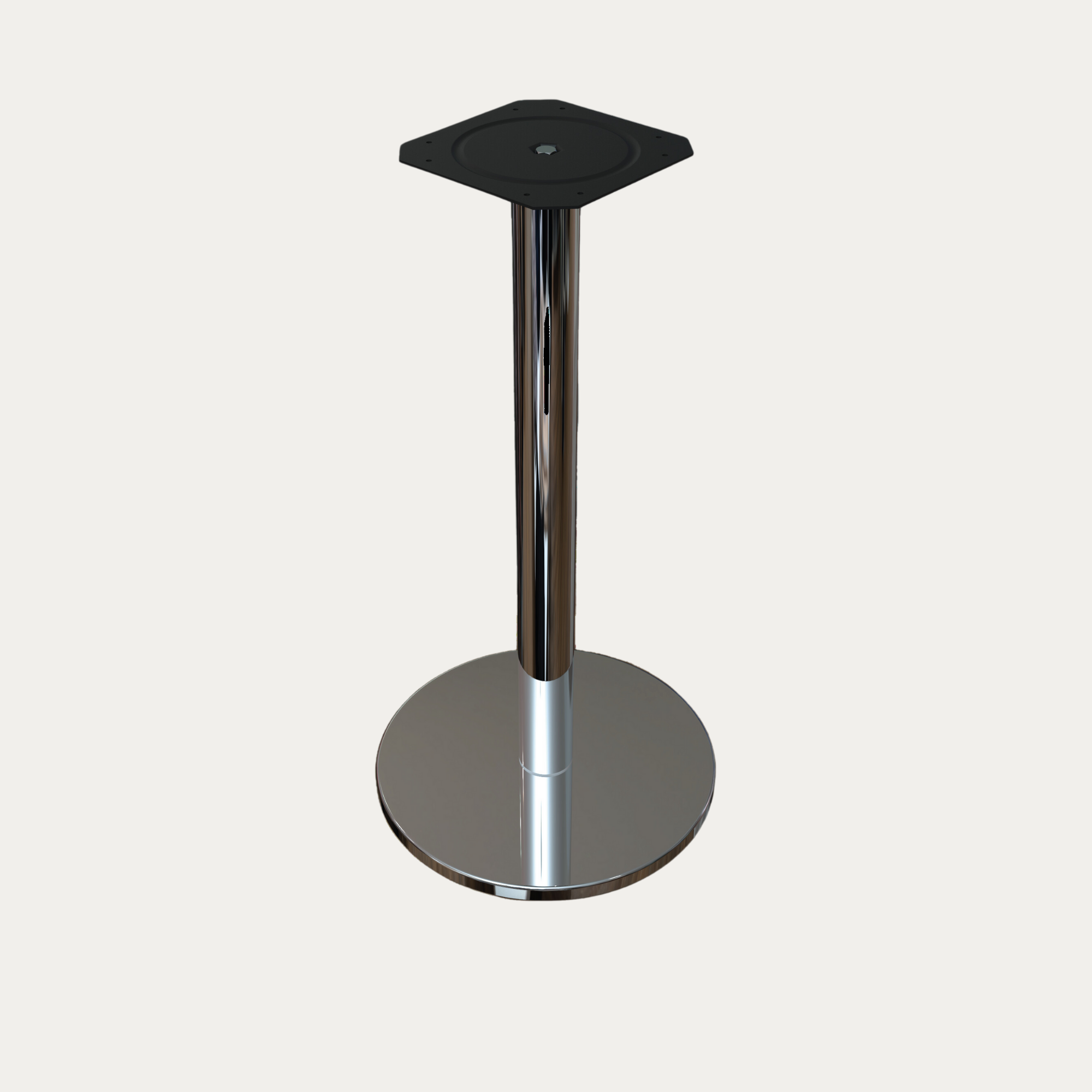 730x60mm Stainless Round Base Table Leg