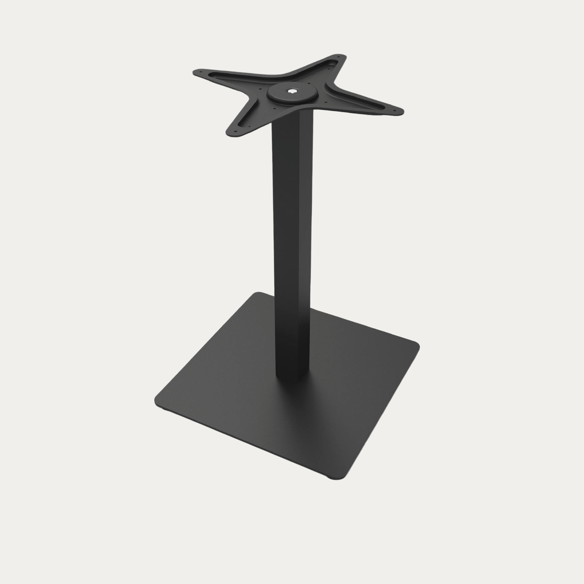 730x60mm Square 48mm Base Table Leg