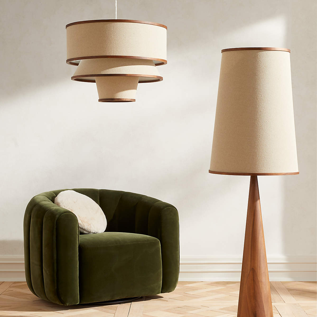 Rokka Wooden Floor Lamp