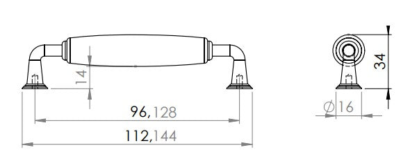 2020 Kapıdağ Porselen Inox Kulp - Furnicept