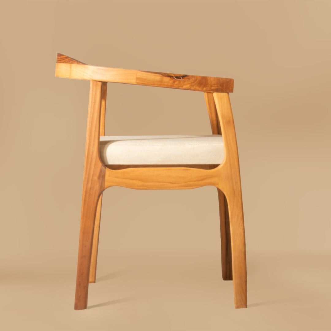 Porto Walnut Tree Wooden Chair