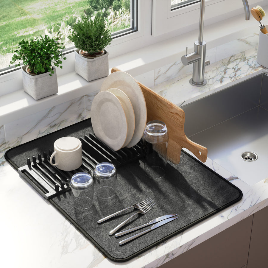 UDry Dish Drying Rack and Mat