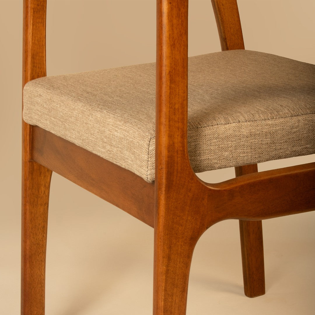 Porto Walnut Tree Wooden Chair