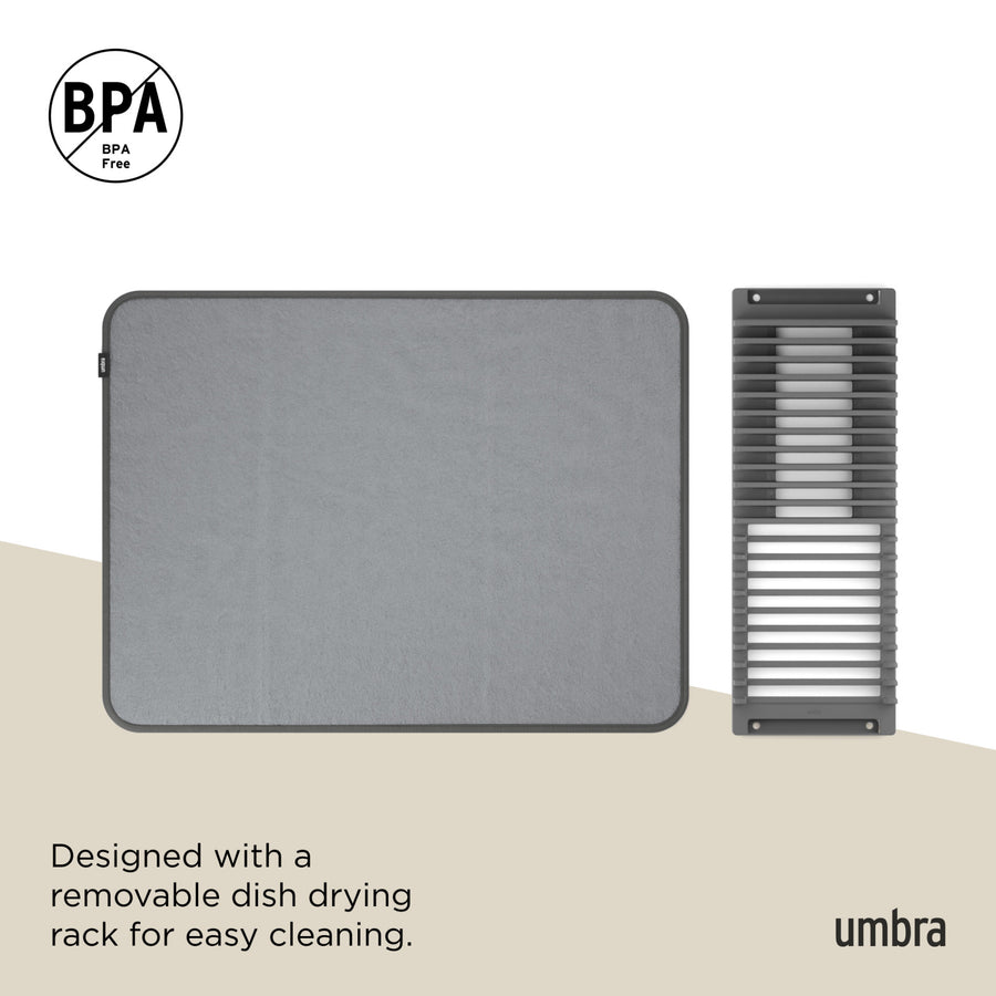 UDry Dish Drying Rack and Mat