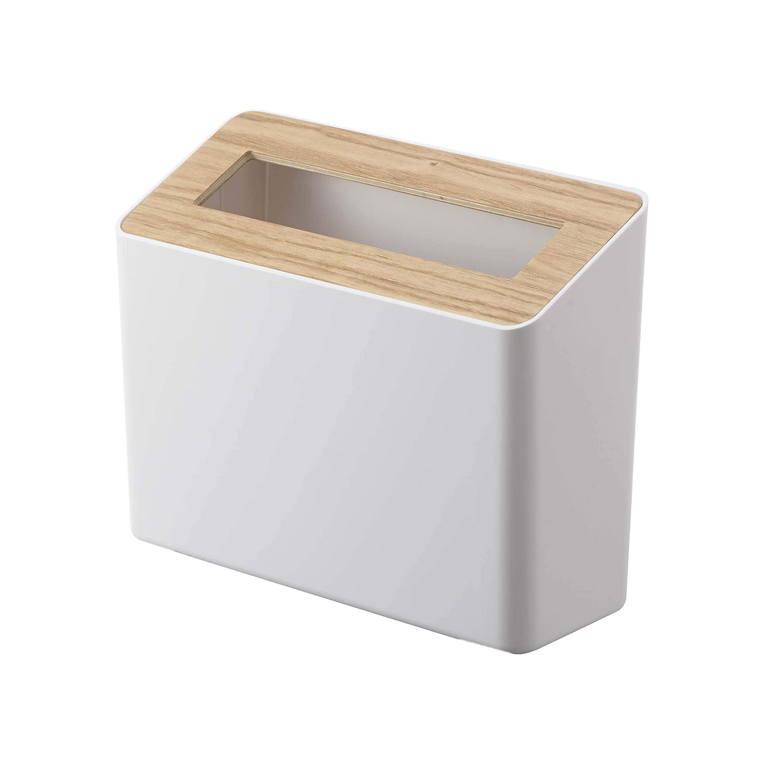 Rin Countertop White Trash Can