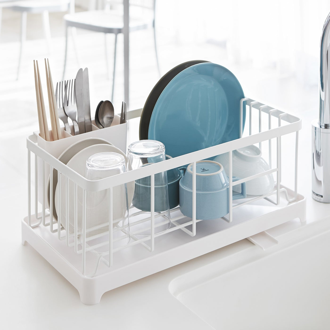 Tower Wire Dish Rack - Steel