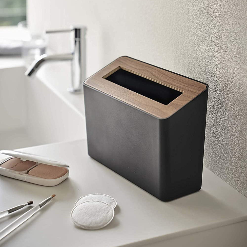 Rin Countertop White Trash Can