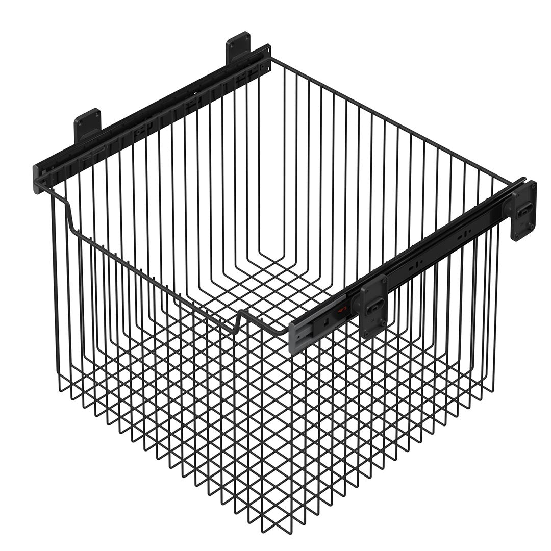 Multi-Purpose Basket with Telescopic Rail inside the Cabinet