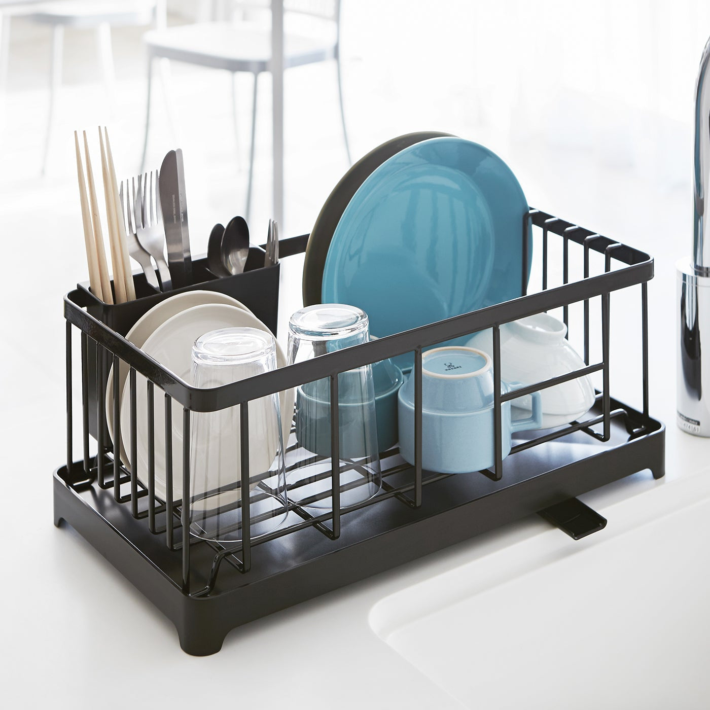 Tower Wire Dish Rack - Steel