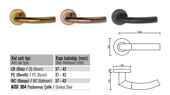 103 İÇ Kapı Kolu - Furnicept