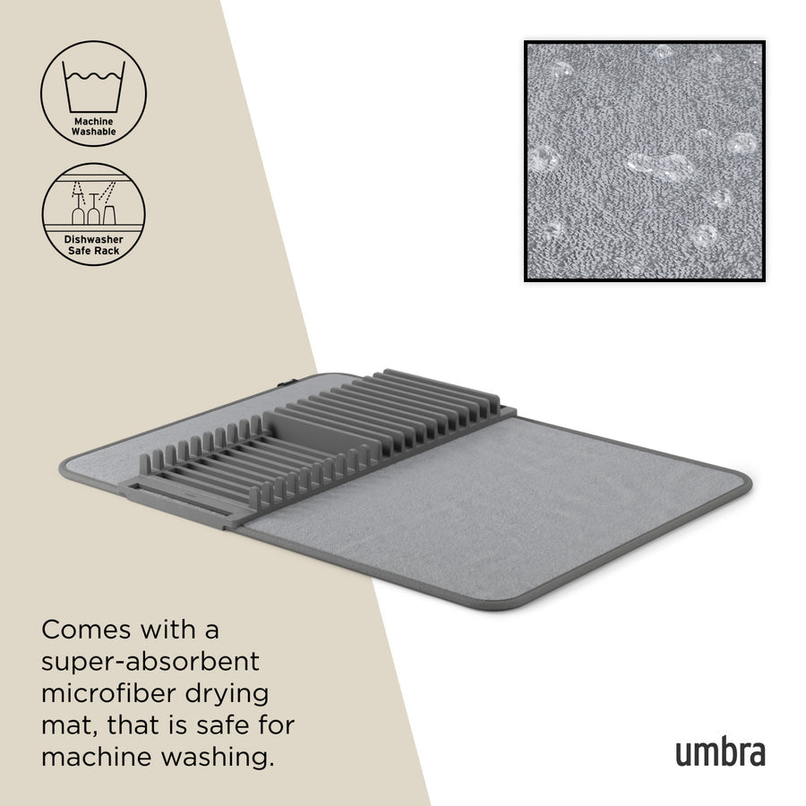 UDry Dish Drying Rack and Mat